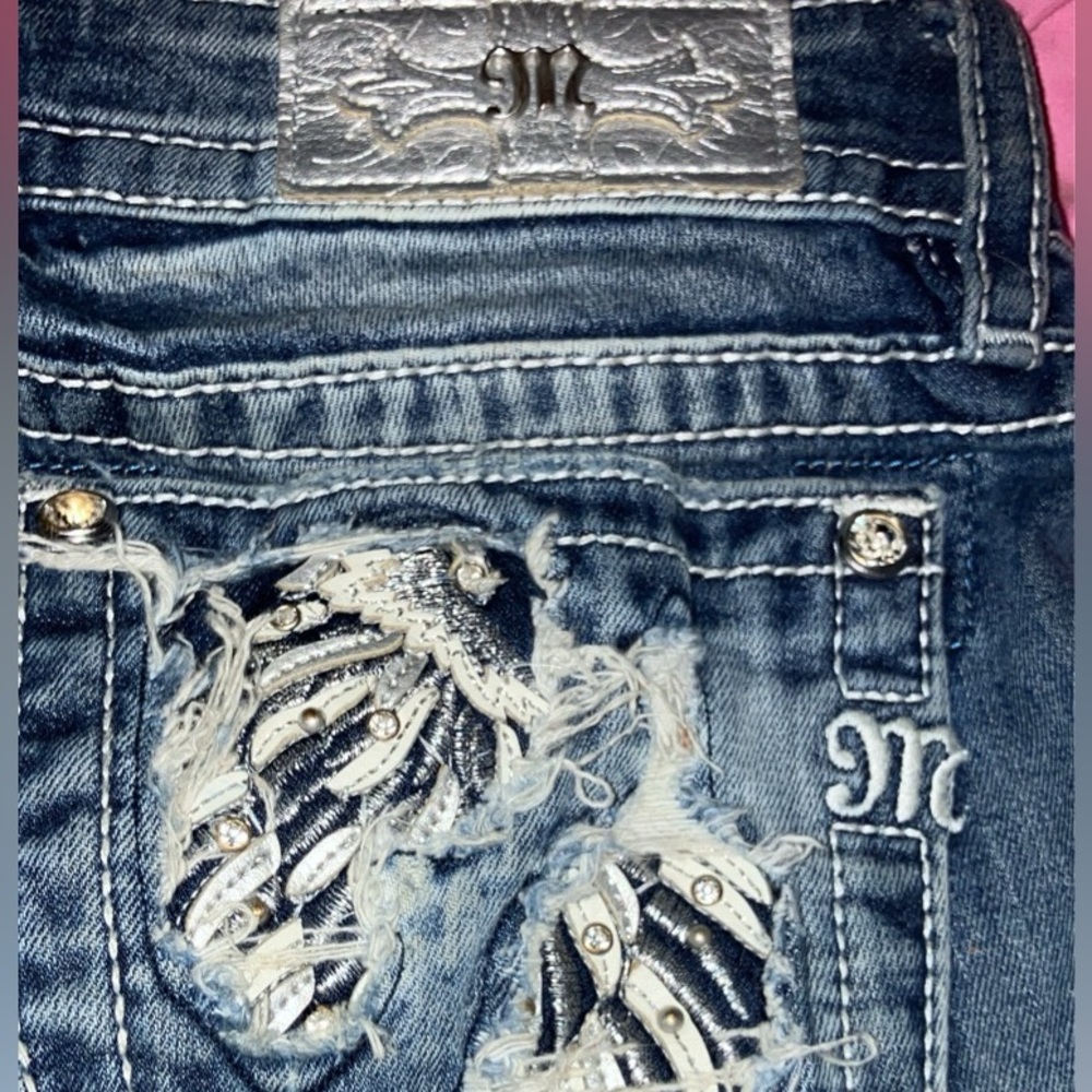 MISS ME JEANS STRAIGHT SIZE 28 LOW RISE